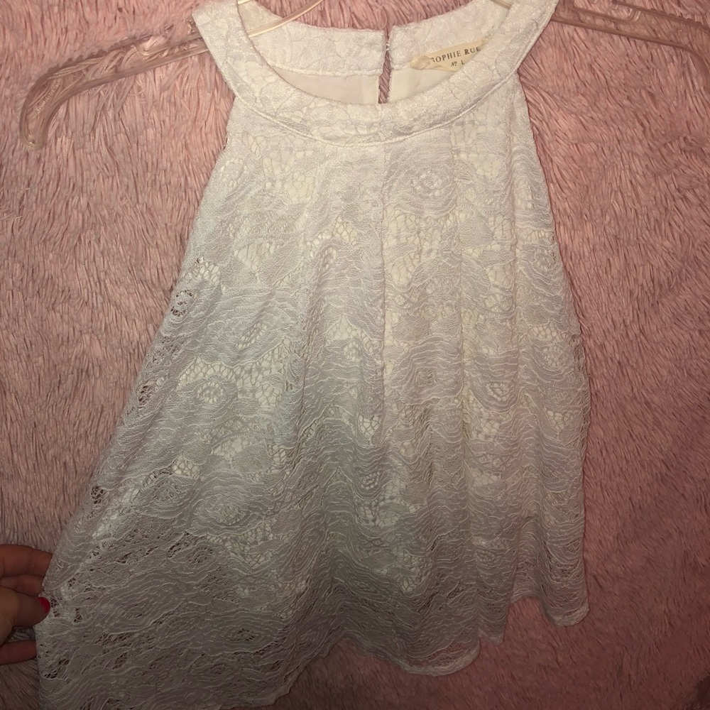 Lace tank top